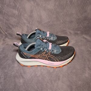 Asics Gel Trabuco 13 Trail Running Shoes Women Size 7.5 Hiking Sneakers Outdoors